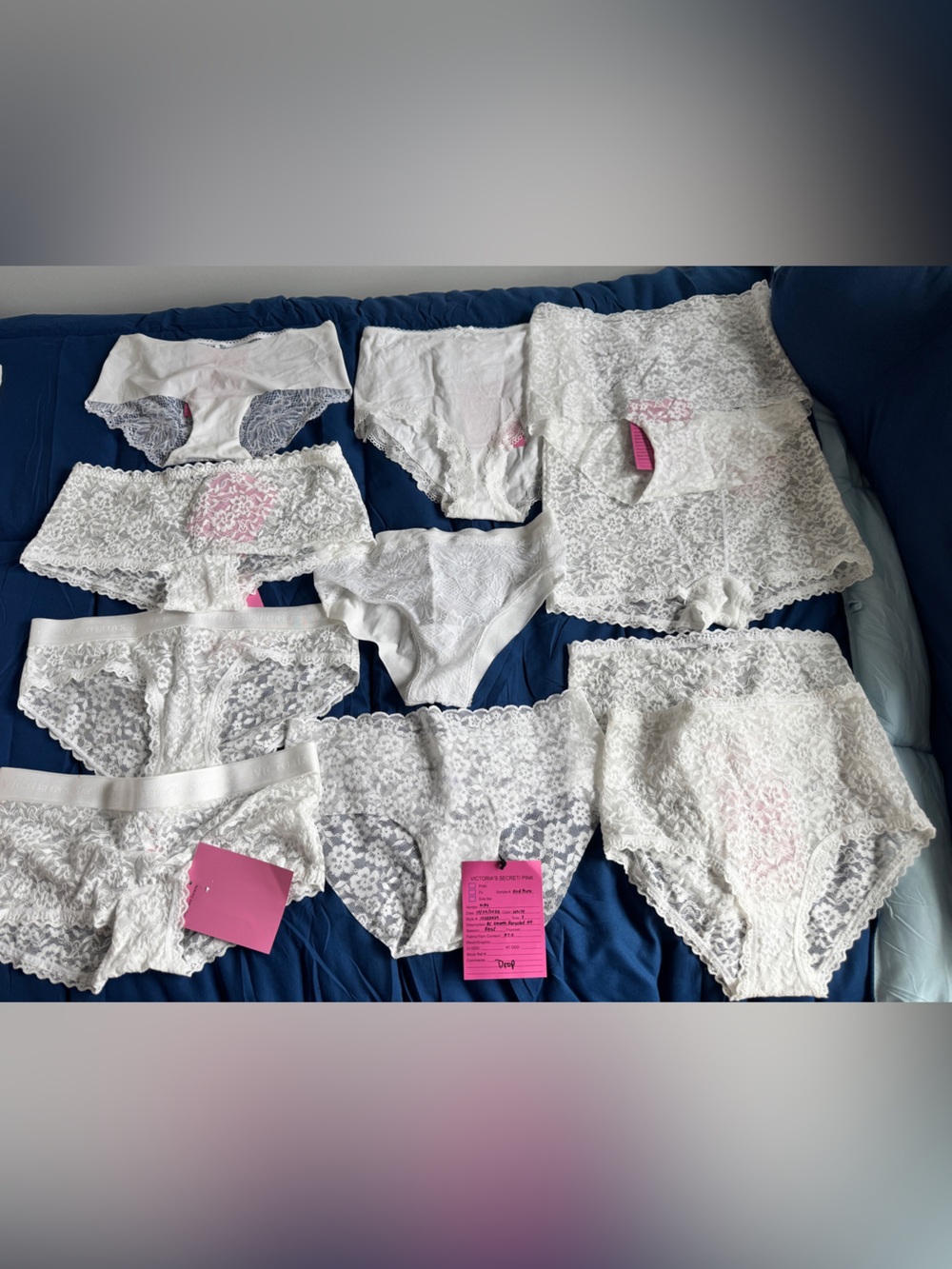Victoria Secret White Lace Underwear Bundle